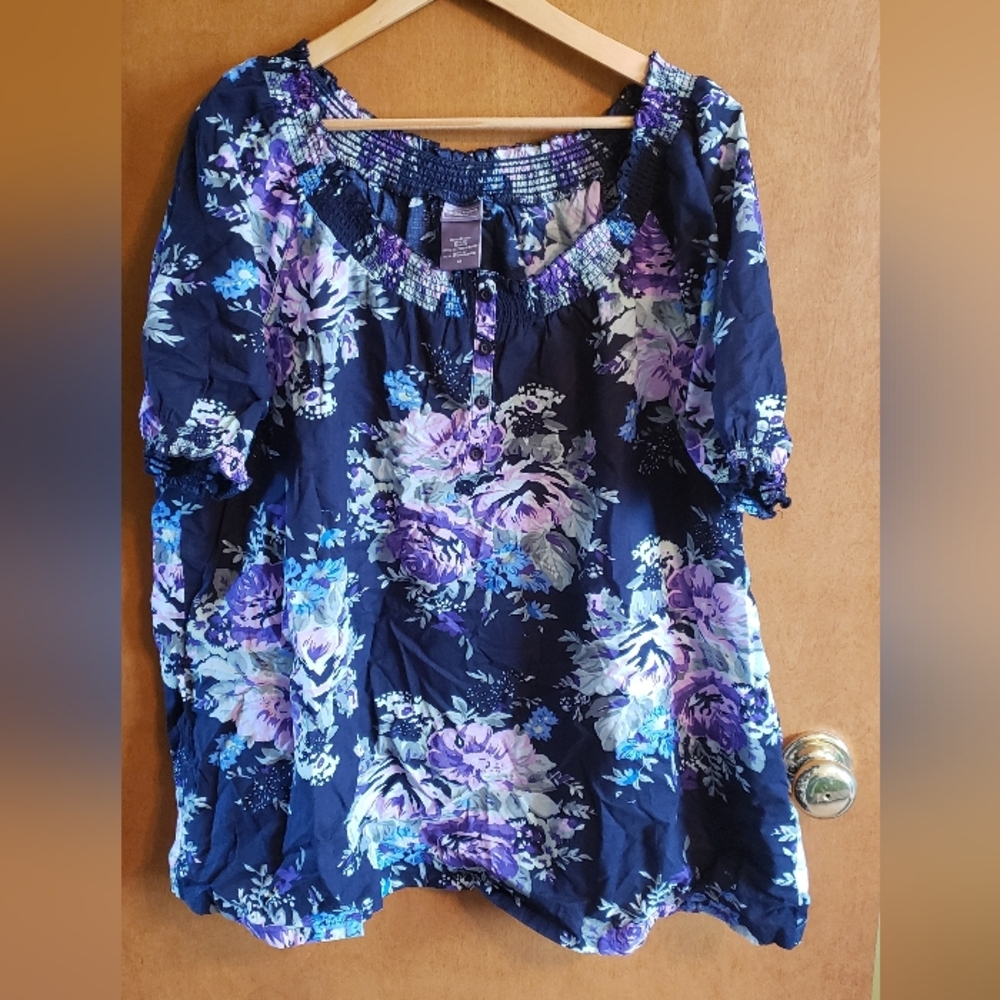Laura Scott Peasant Blouse